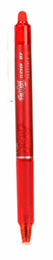 Stylo Frixion Clicker Pointe fine 0,7 mm