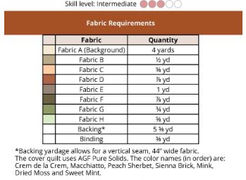 Autumn Star Quilt Kits