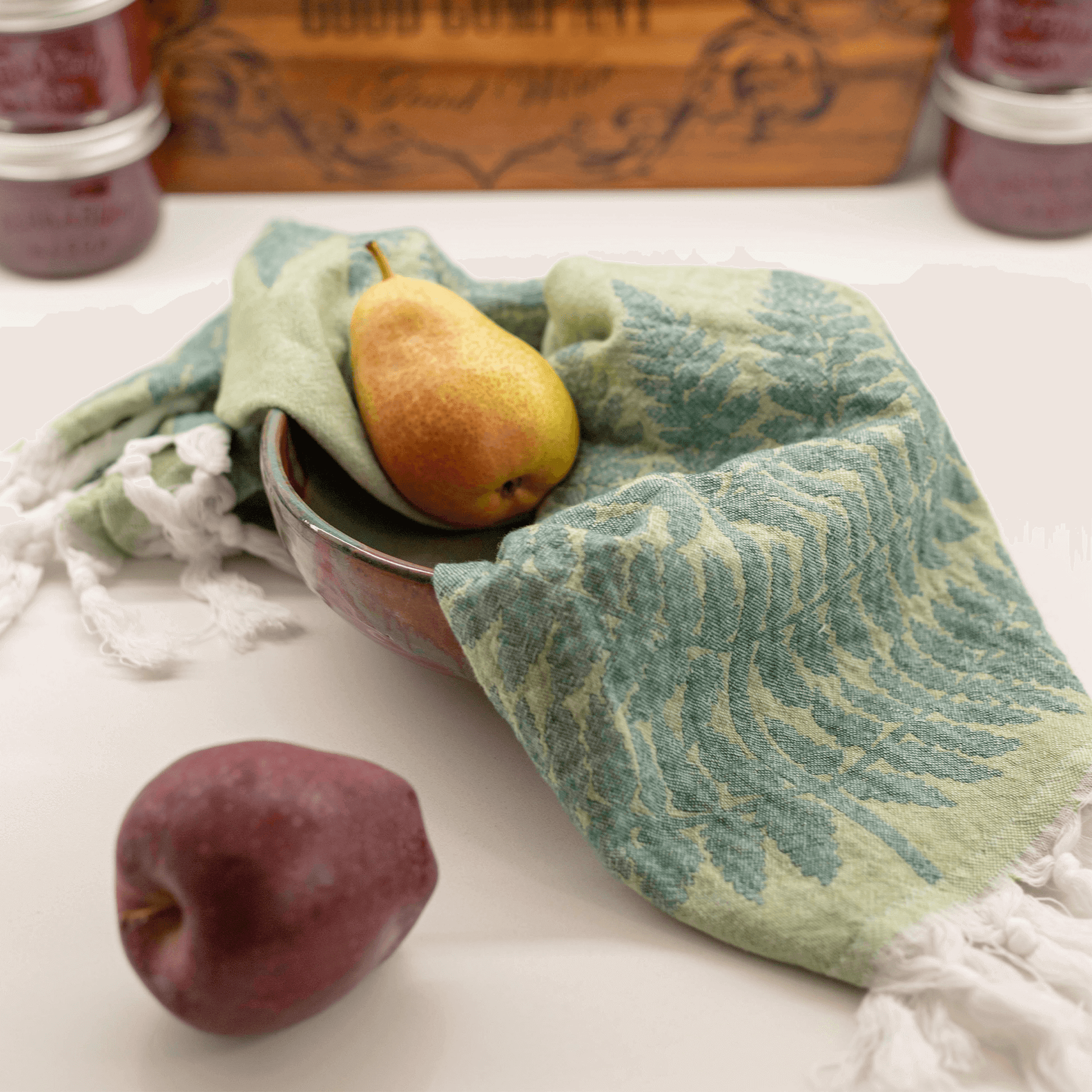Turkish Towels Canada | Set in Fern Green