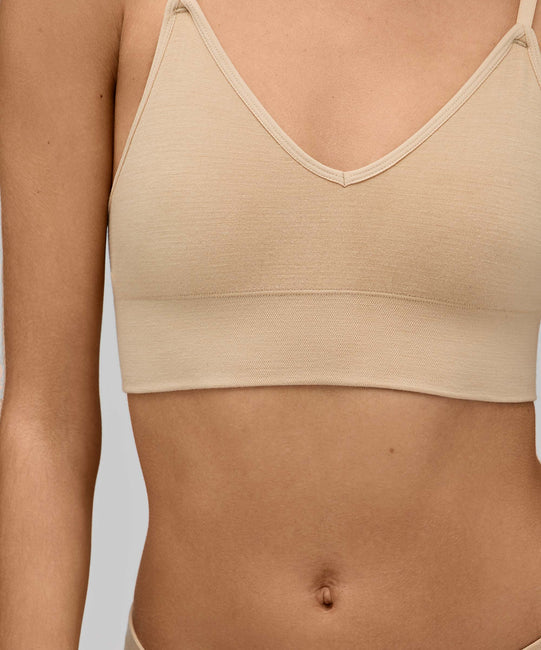 Soutien-gorge en laine mérinos pour femme