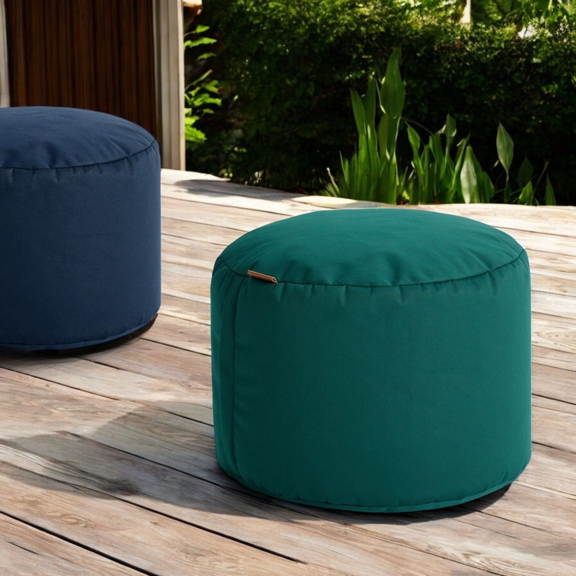 Round Footrest Pouf - Orizon