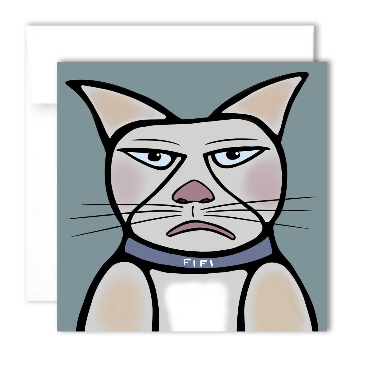 Greeting Card - Fifi the Cat