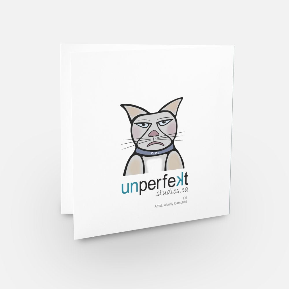 Greeting Card - Fifi the Cat