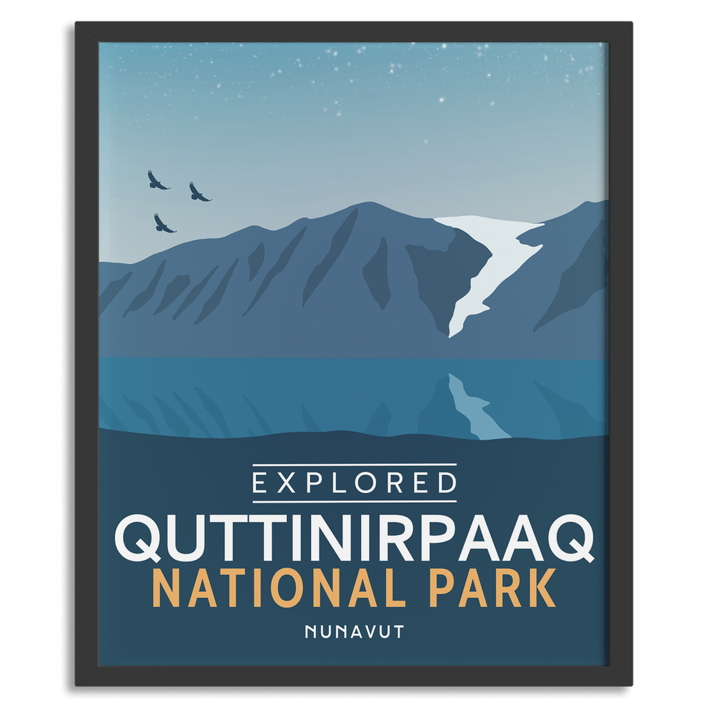 Quttinirpaaq National Park 'Explored' Poster