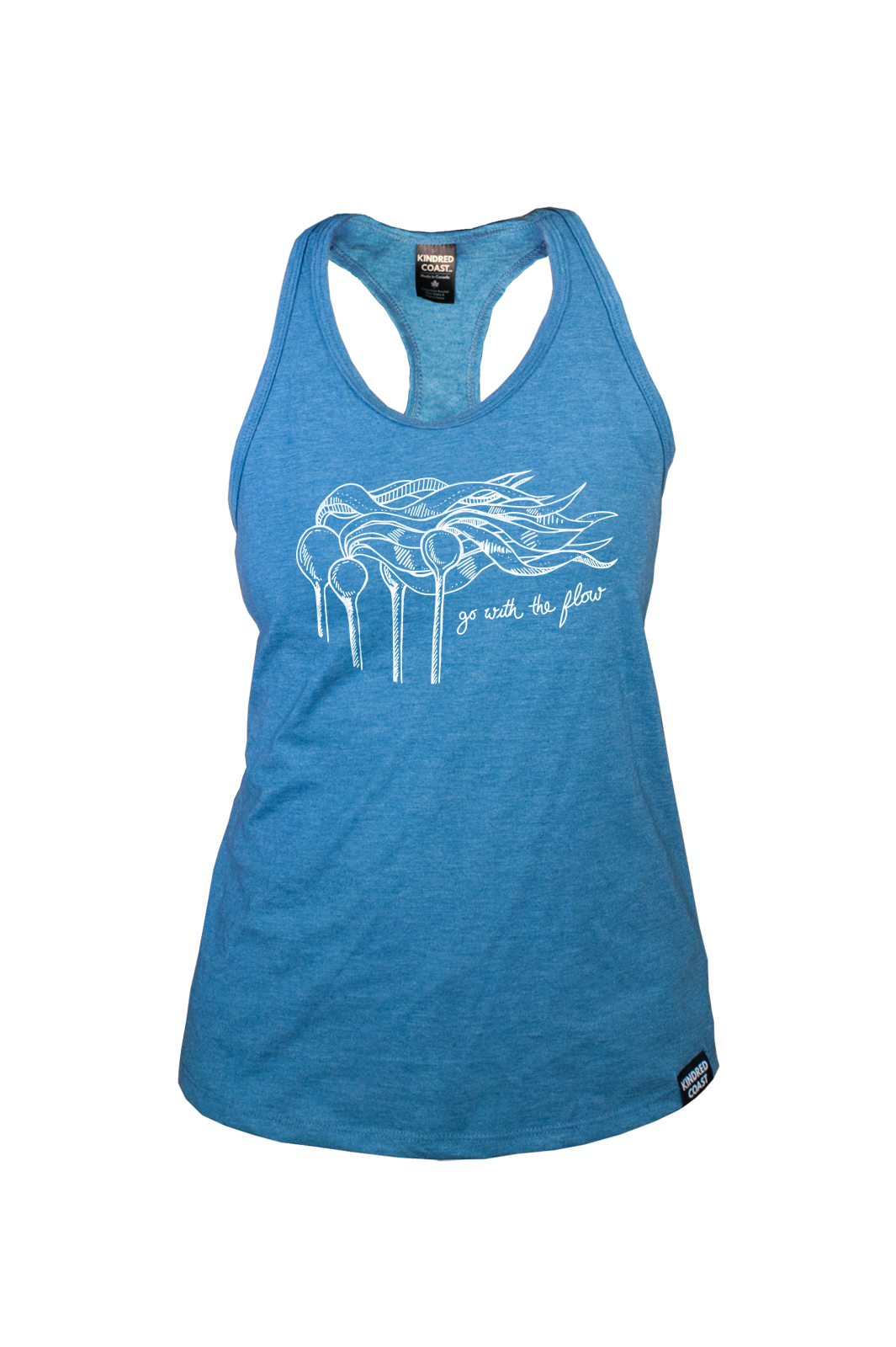 KELP FOREST - Women's Racerback Eco Tank Top - Teal