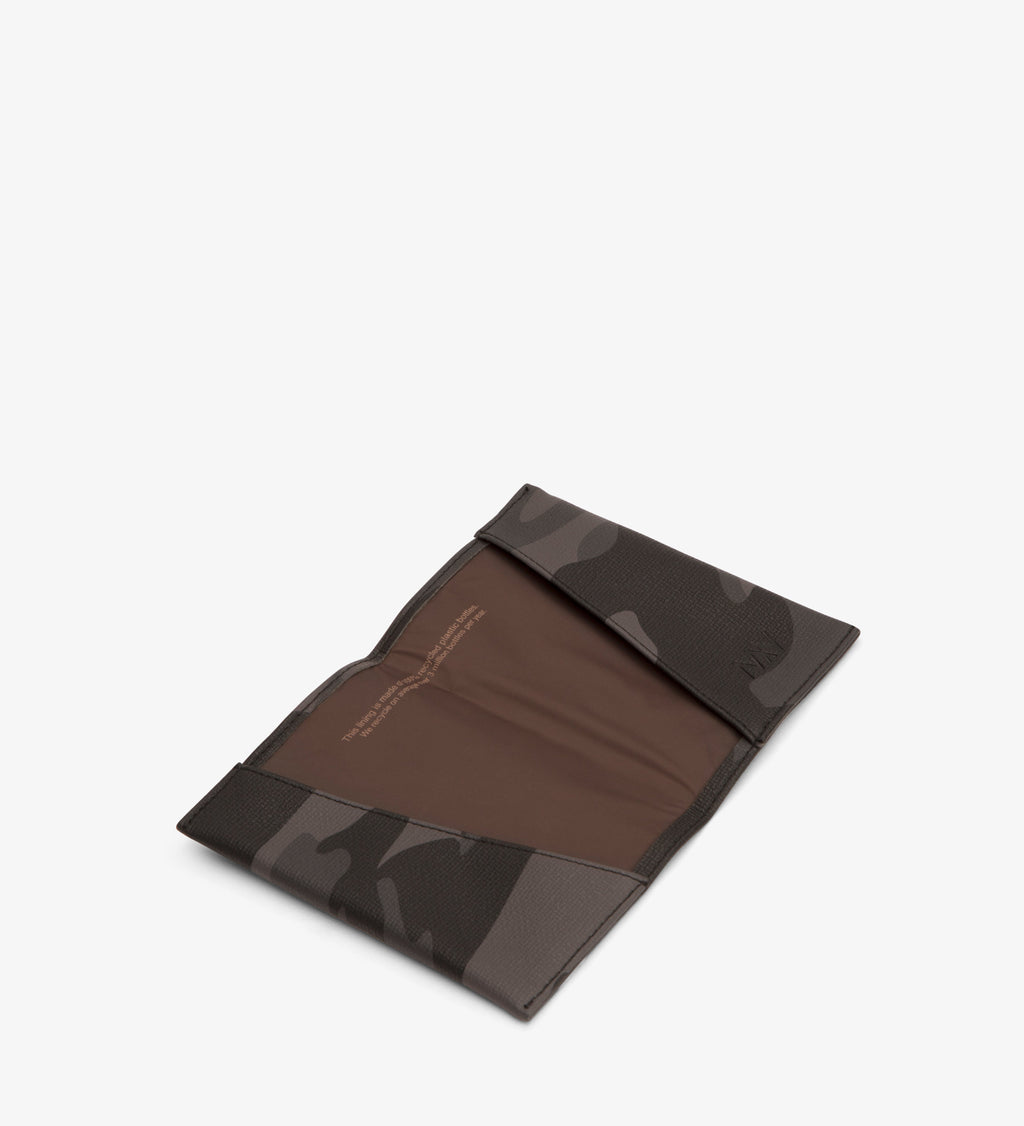 Étui pour passeport végétalien VOYAGE - Camouflage