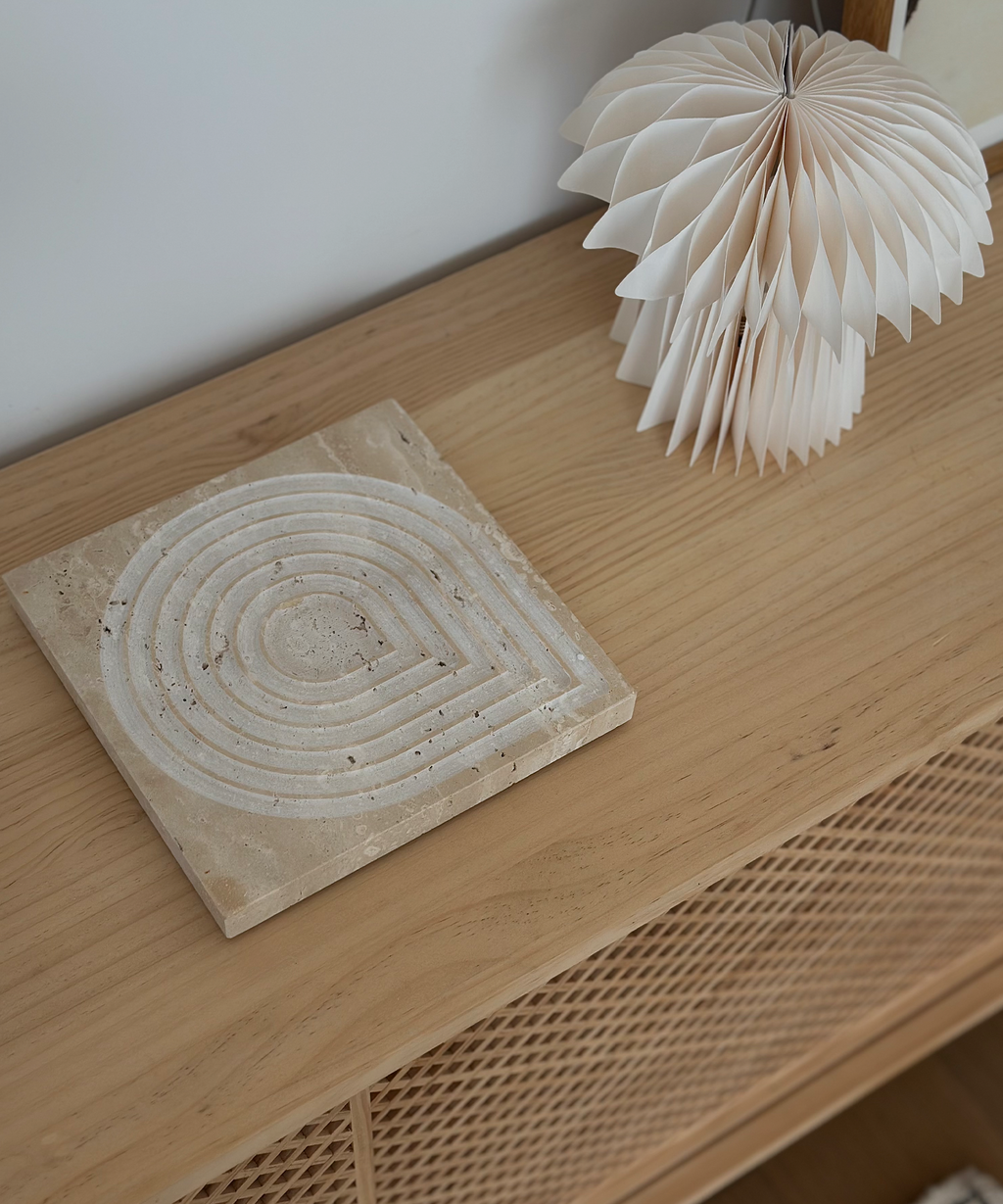 Form Travertine Tray