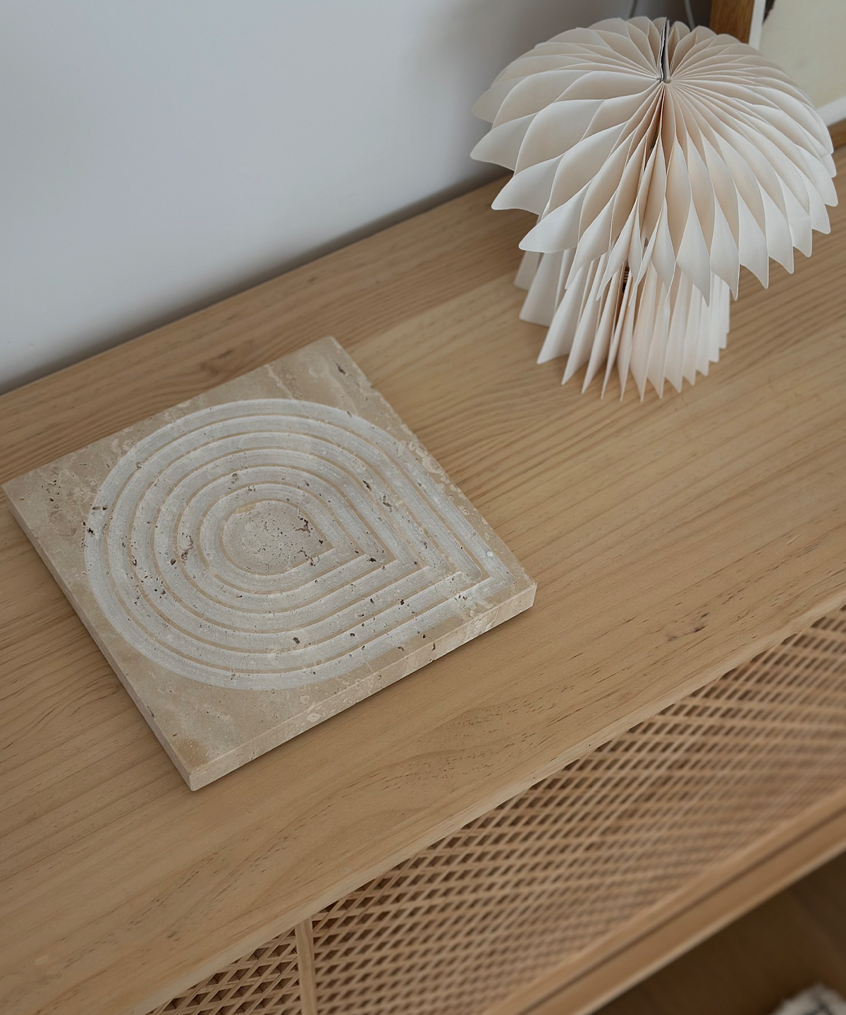 Form Travertine Tray