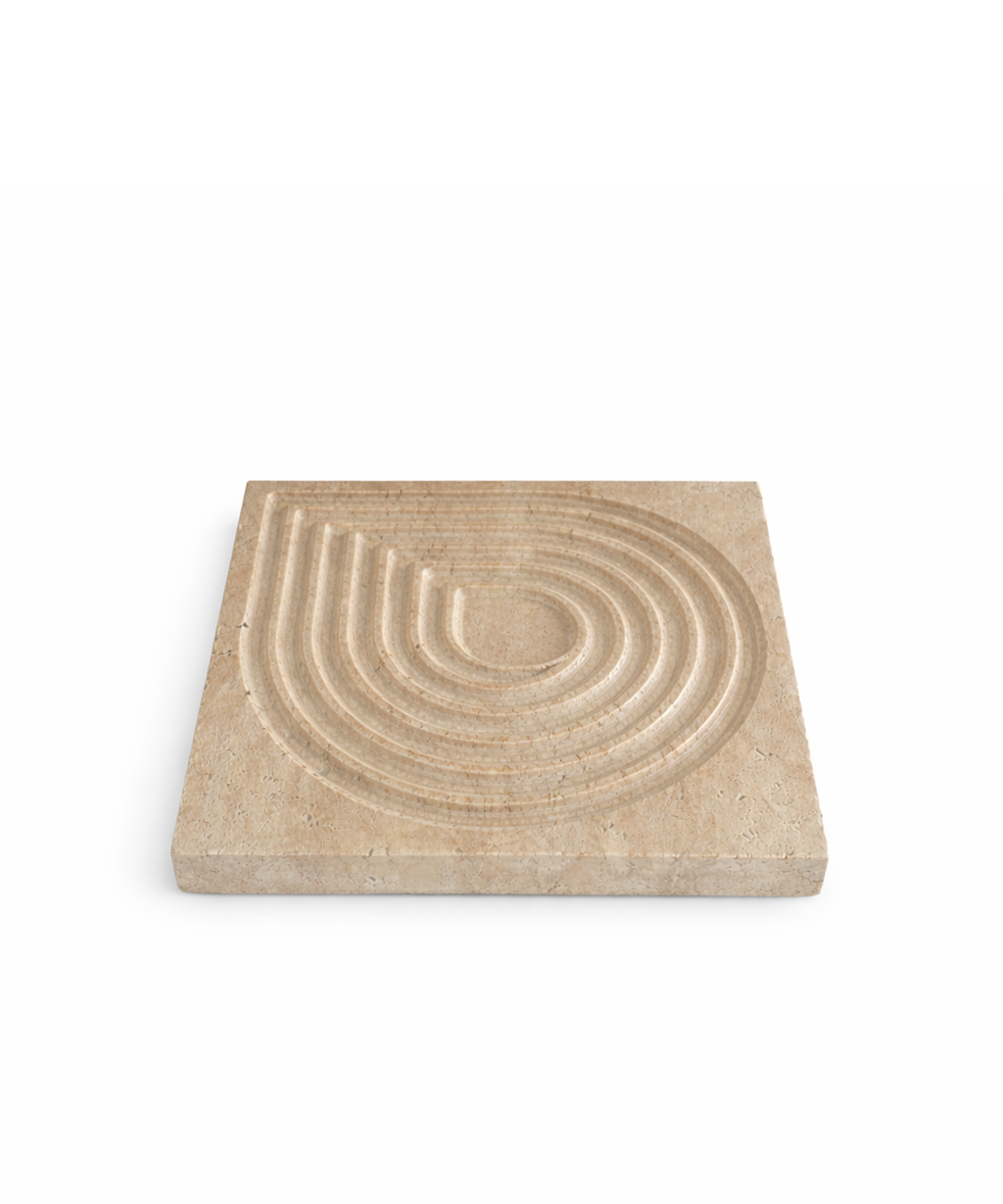 Form Travertine Tray