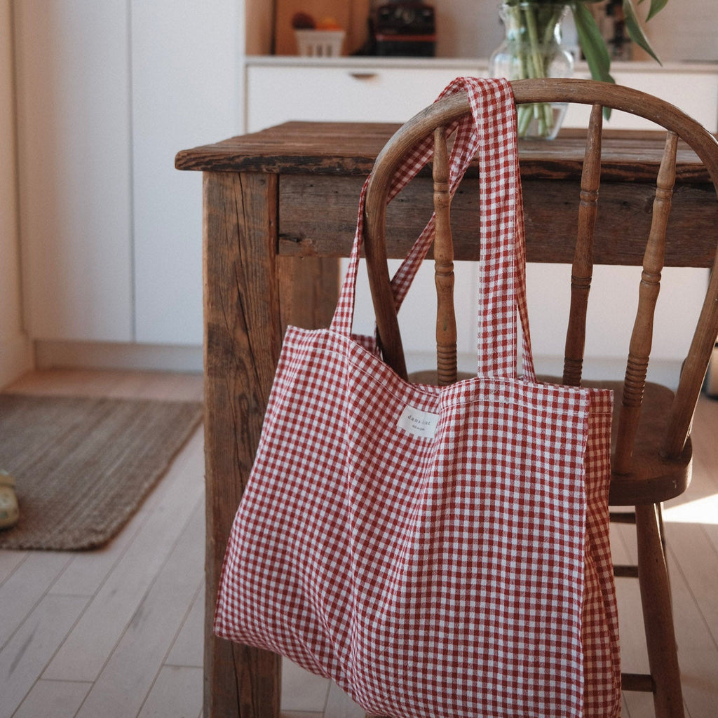 Organic Cotton Tote Bag - Vichy Collection