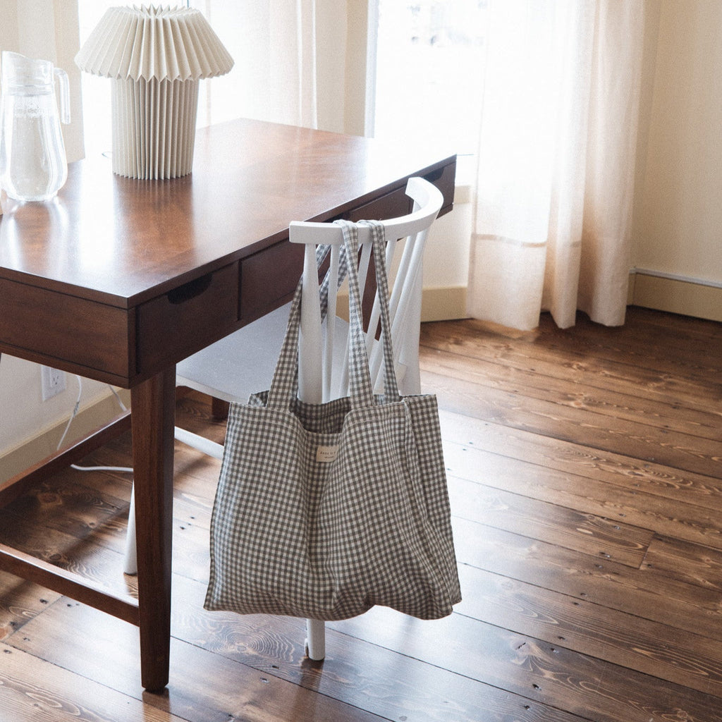 Organic Cotton Tote Bag - Vichy Collection