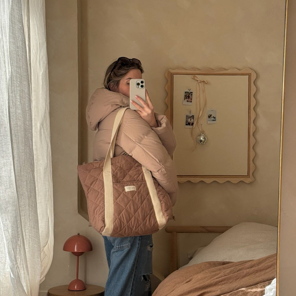 Quilted Tote Bag for Everyday Use