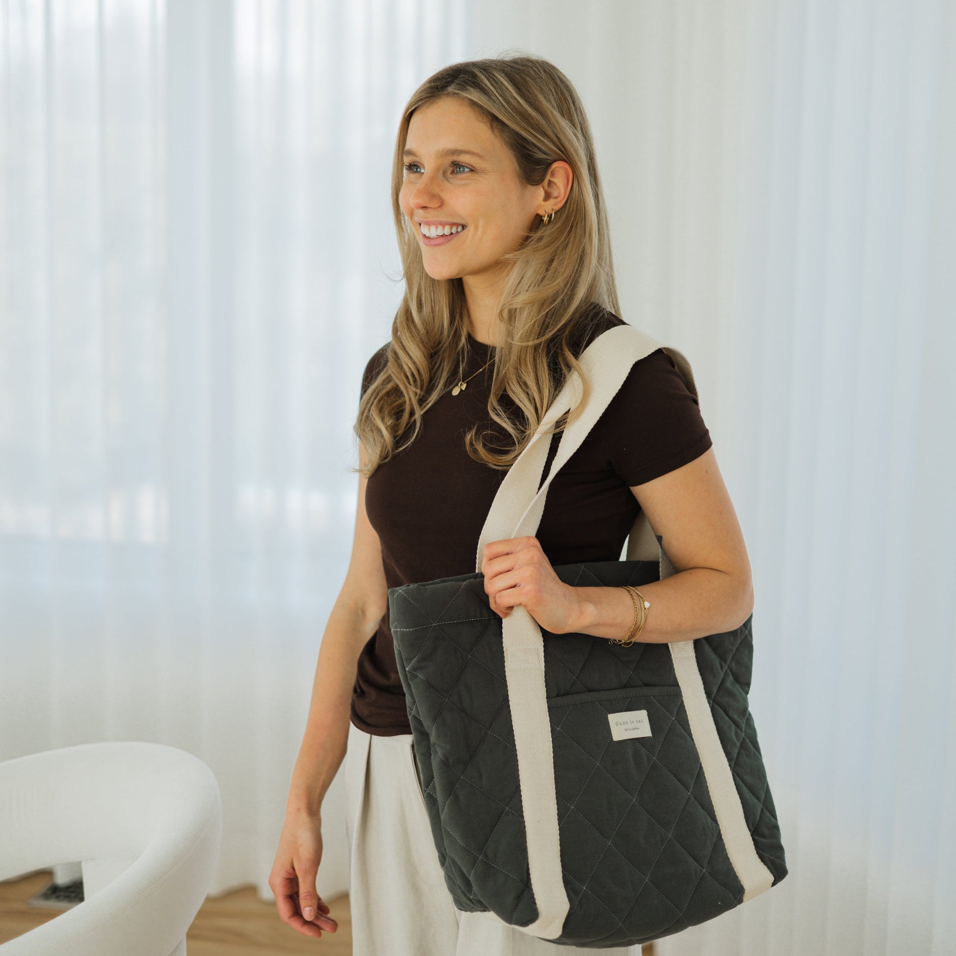 Quilted Tote Bag for Everyday Use