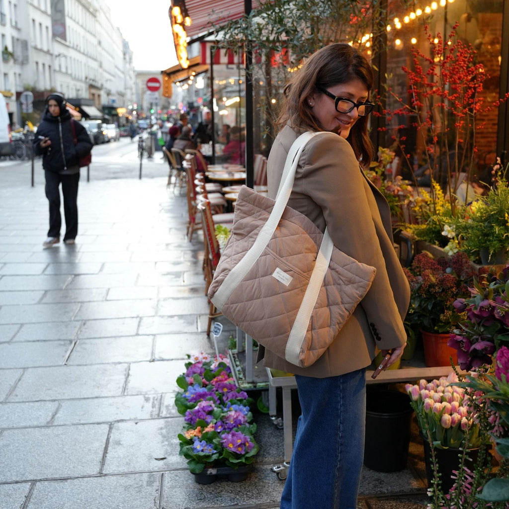 Quilted Tote Bag for Everyday Use