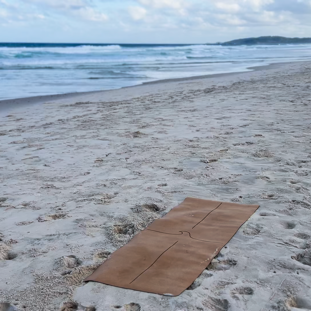 Crk's Organic Cork Yoga Mat with Recycled Natural Rubber, 4mm Thick • The Wave Mat