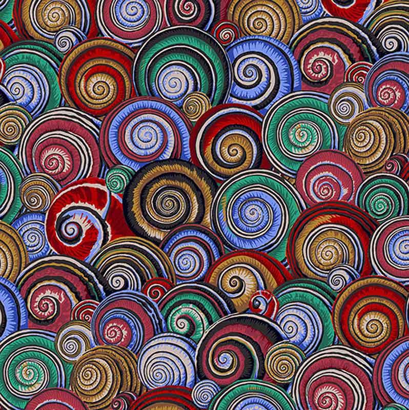 Kaffe Fassett Collective - Coquillages en spirale - Foncé