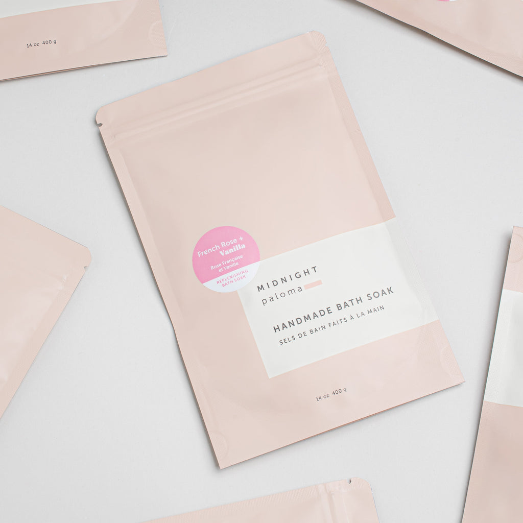Bain revitalisant Rose française + Vanille