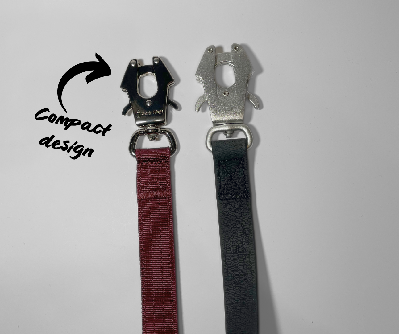 Laisse tactique pour chien - Vin cerise