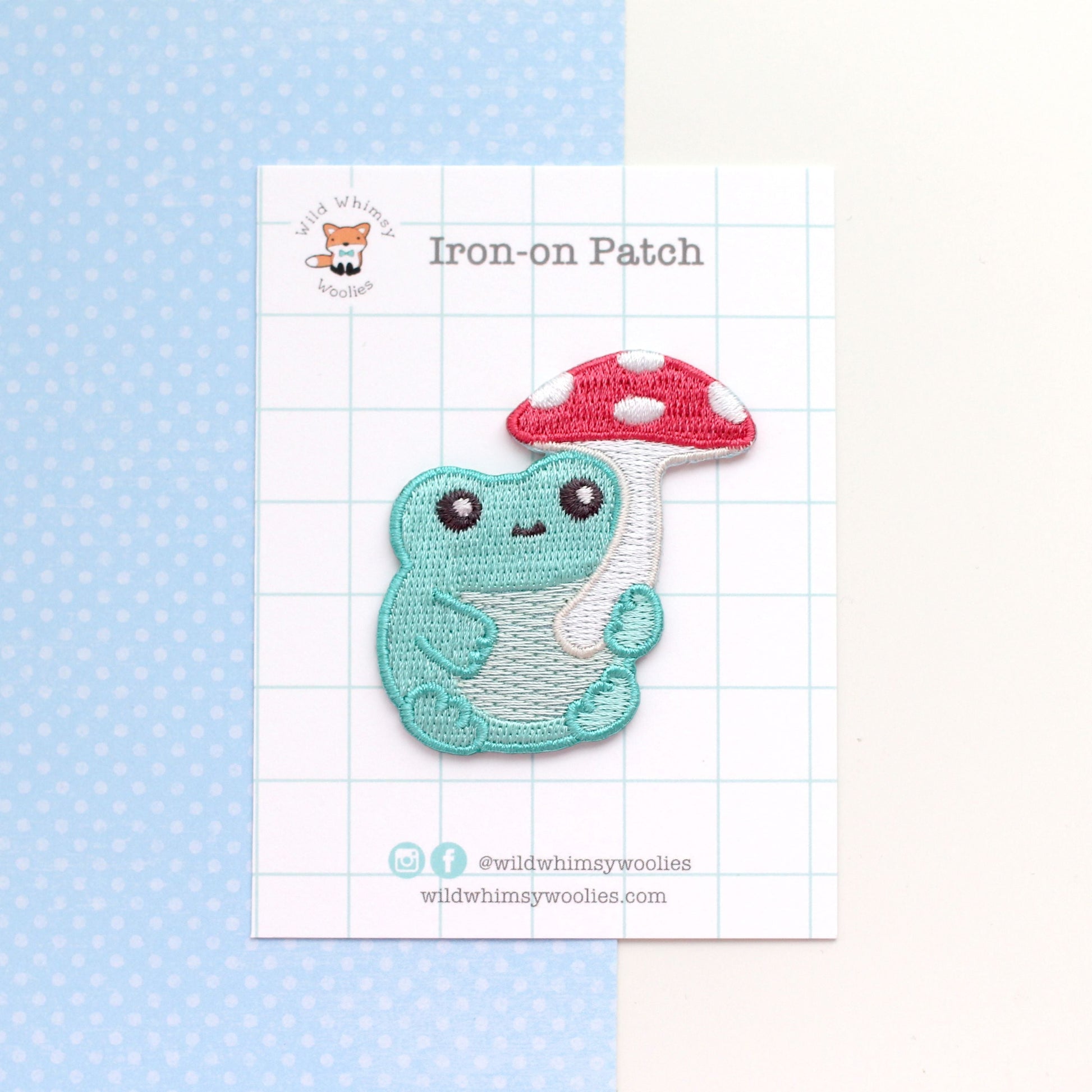 Patch thermocollant brodé grenouille mignonne pour jeans et vestes