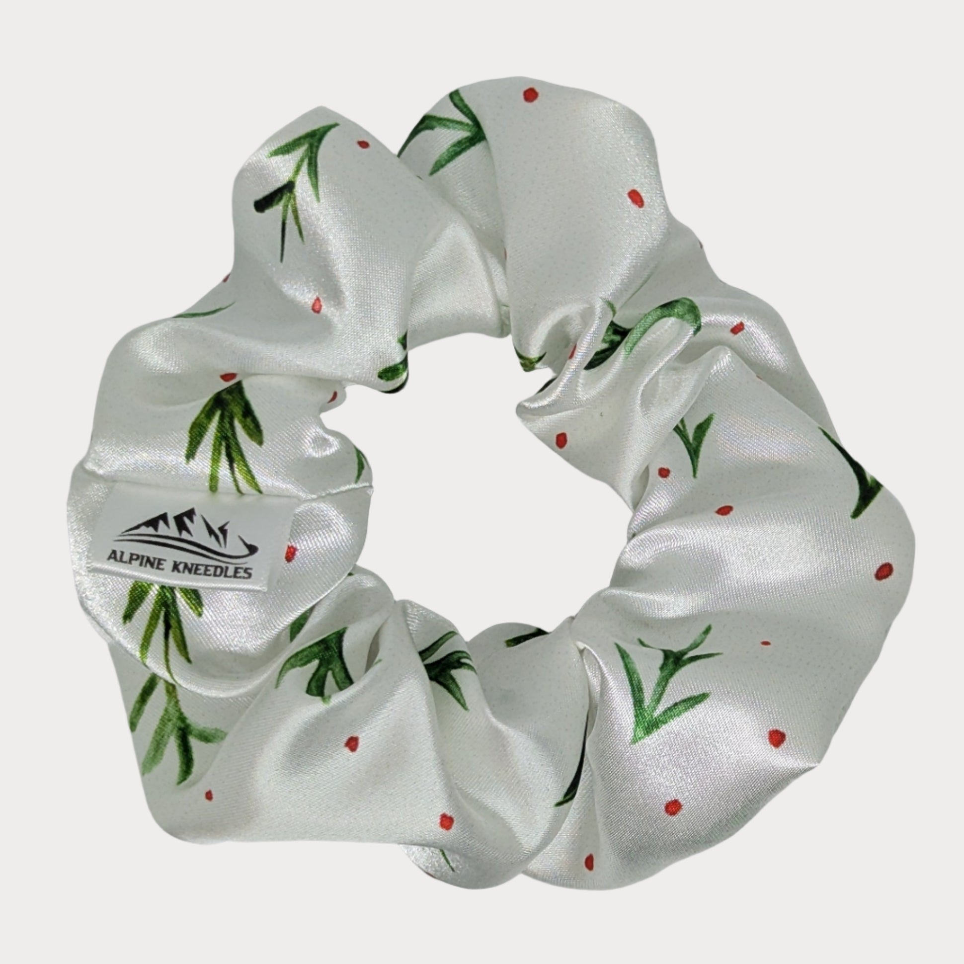 Frosted Pines - Maple Satin Scrunchie