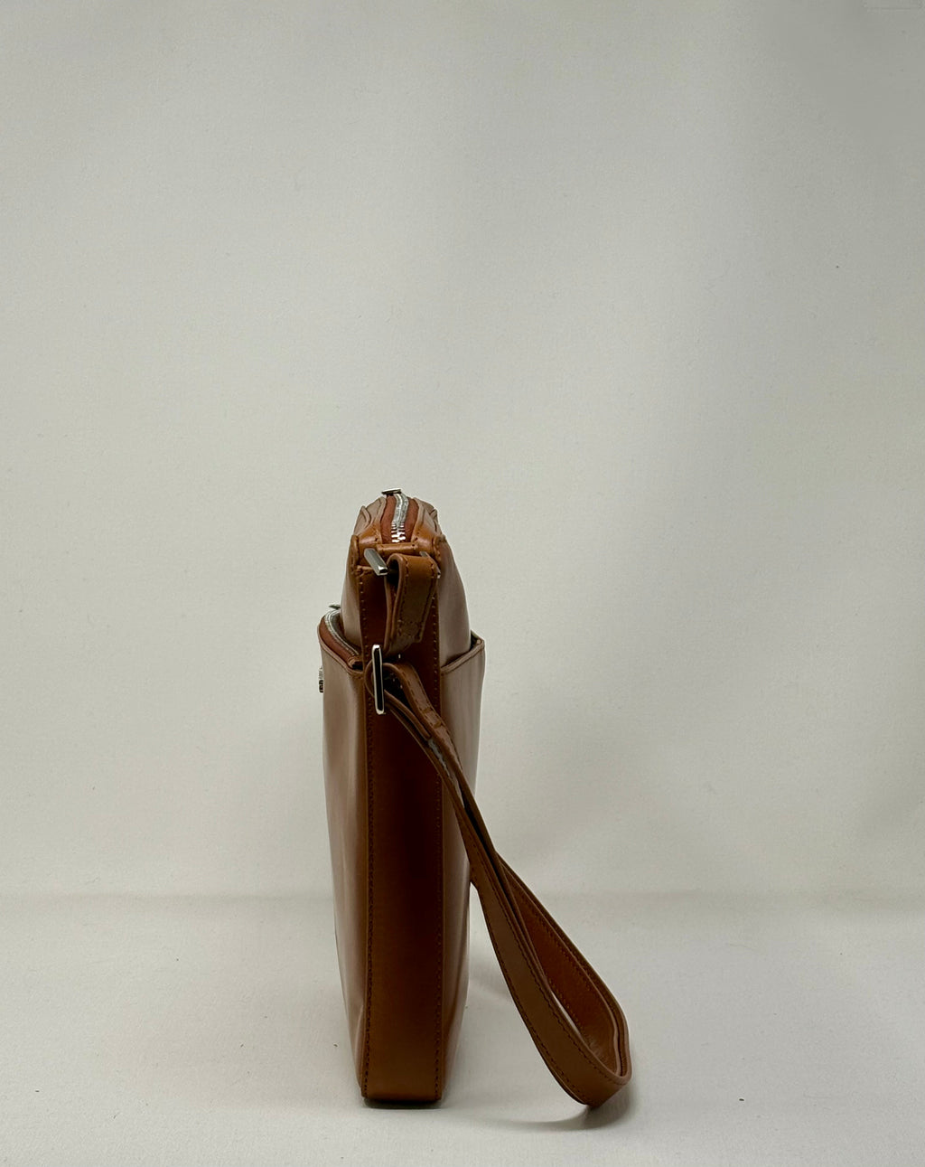 Cognac Leather Shoulder Bag | Gisèle - PREORDER