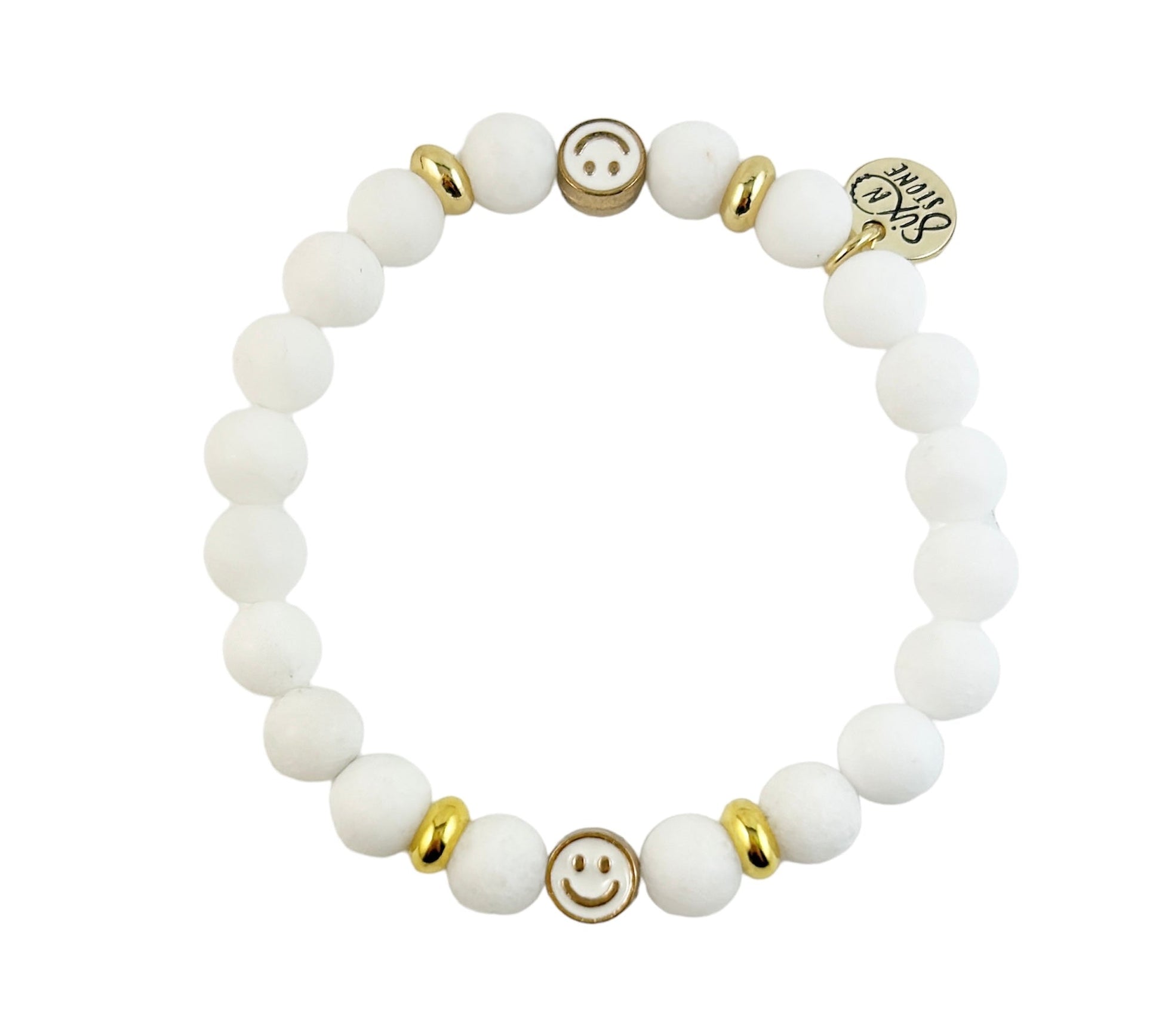 White Jade Happiness Bracelet