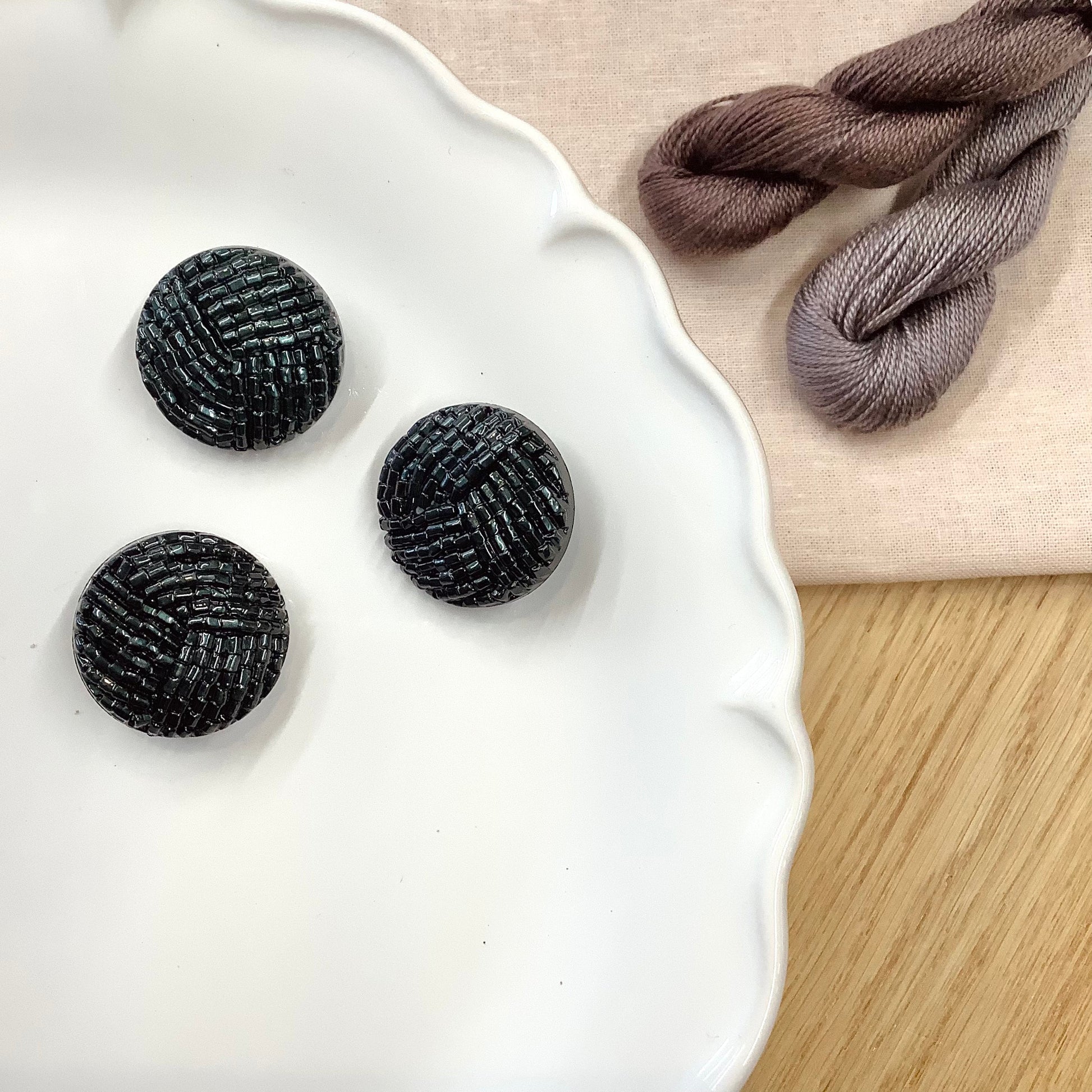 Elan ; Bouton à tige, vert, 26 mm