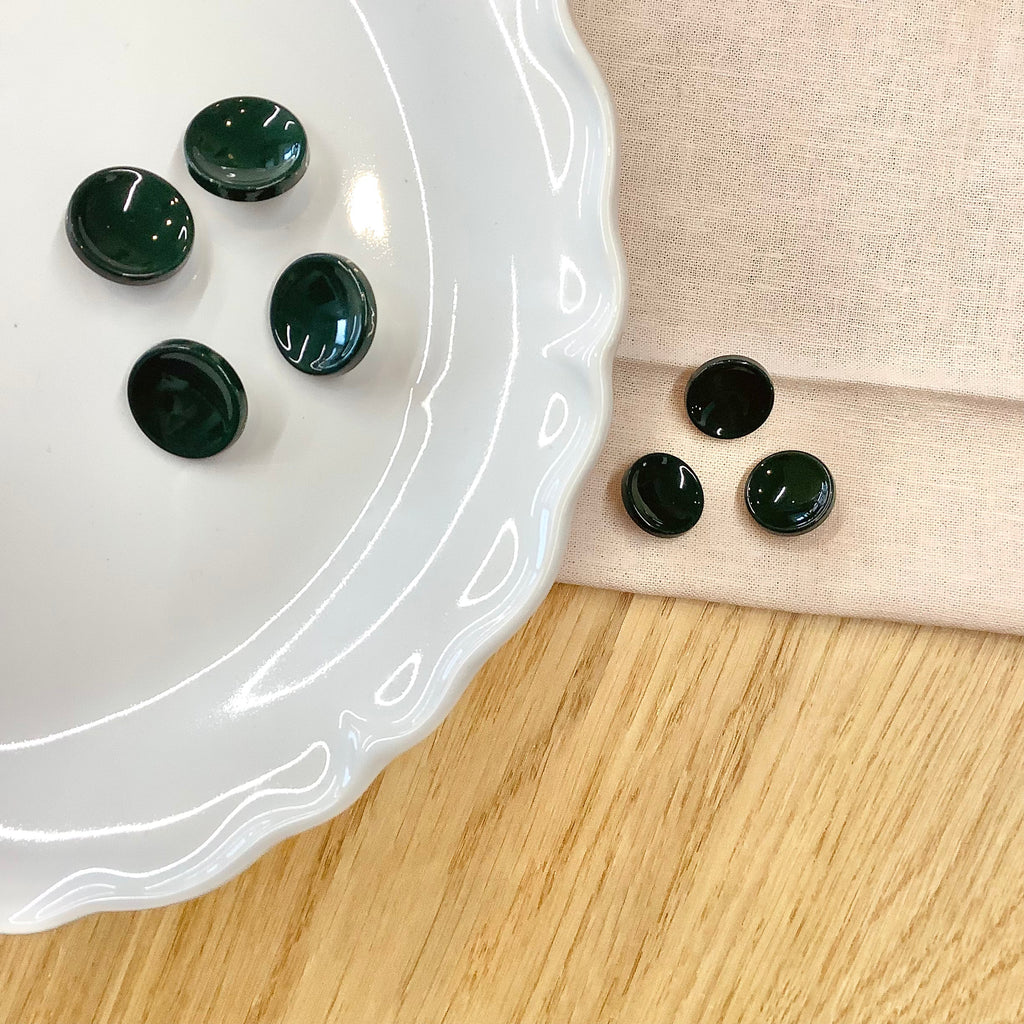 Elan ; Bouton à tige, vert, 20 mm