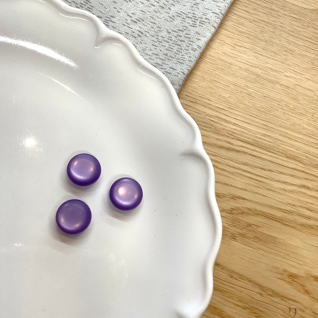 Elan ; Bouton à tige, lavande, 15 mm