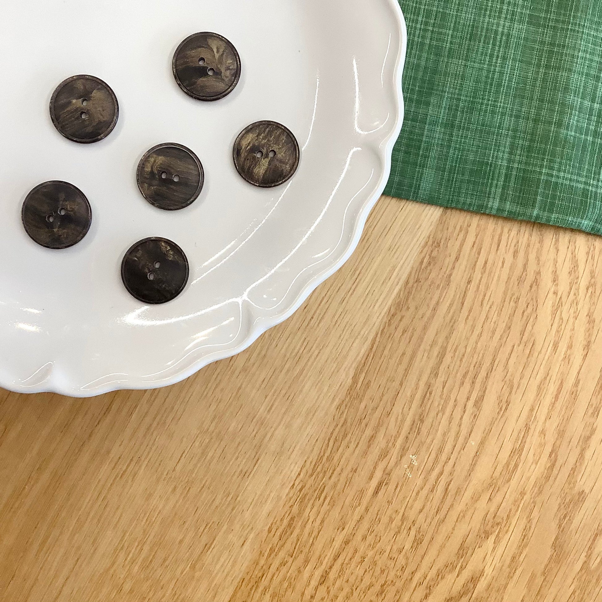 Elan ; Bouton 2 trous, bronze, 23 mm