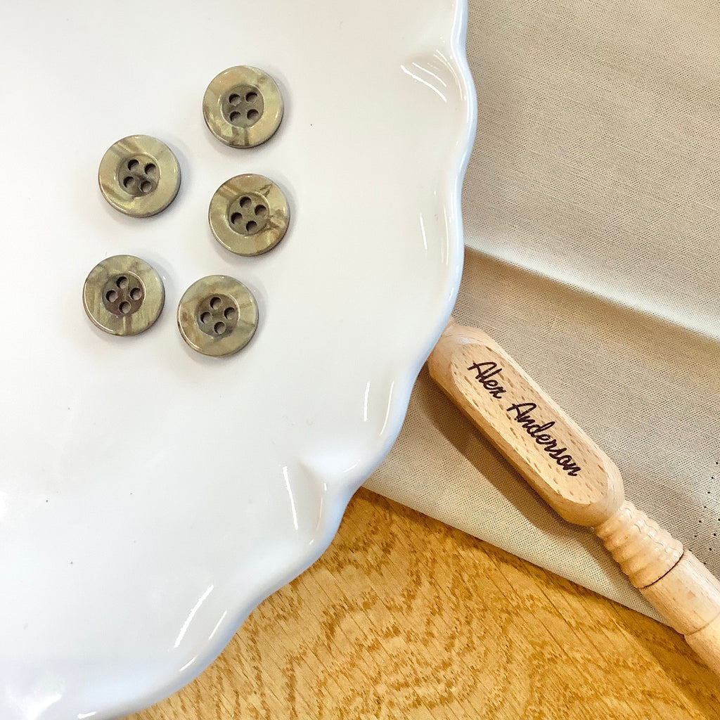 Elan ; bouton à 4 trous, 1/2" (14 mm)