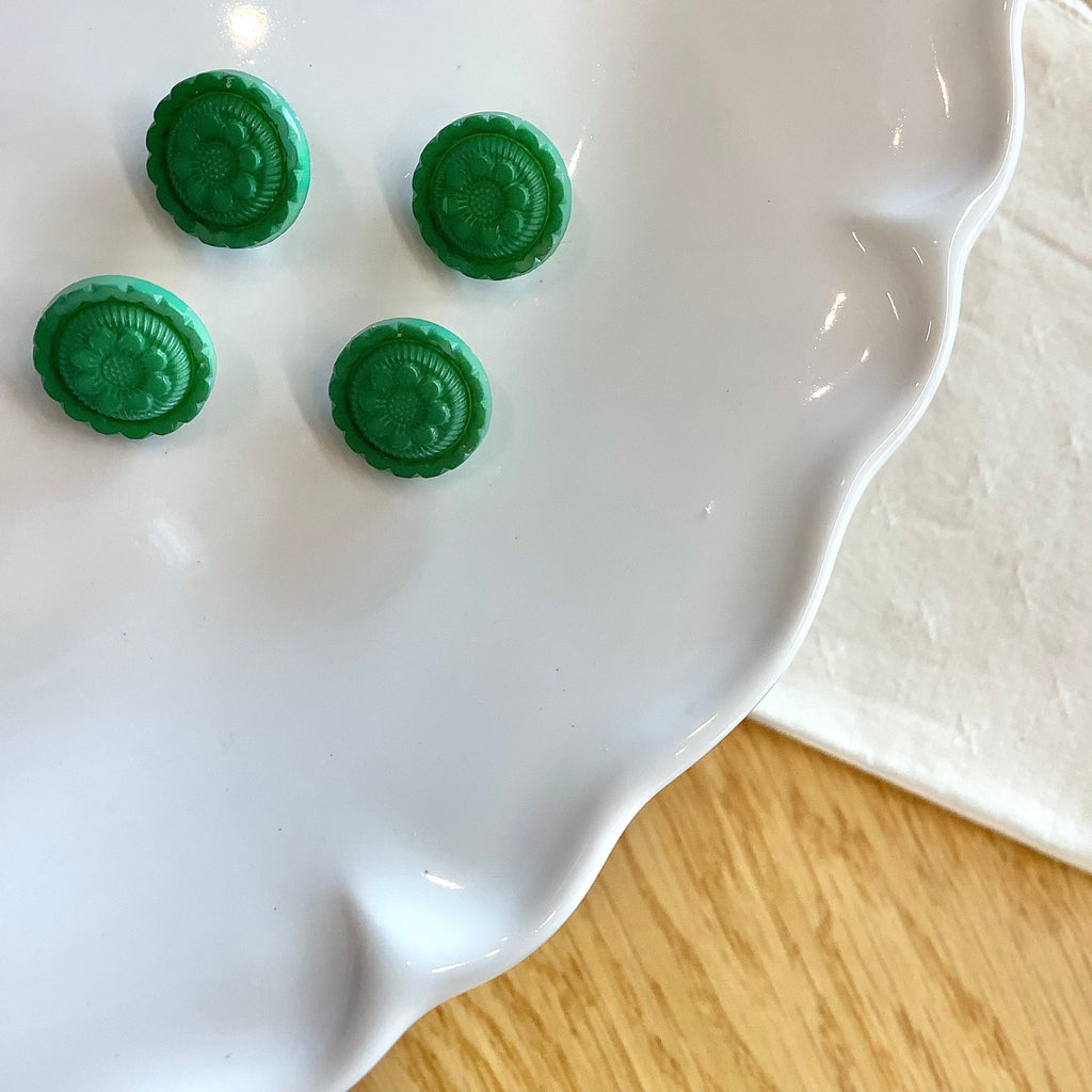 Elan ; Bouton à tige, vert, 1/2" (13 mm)