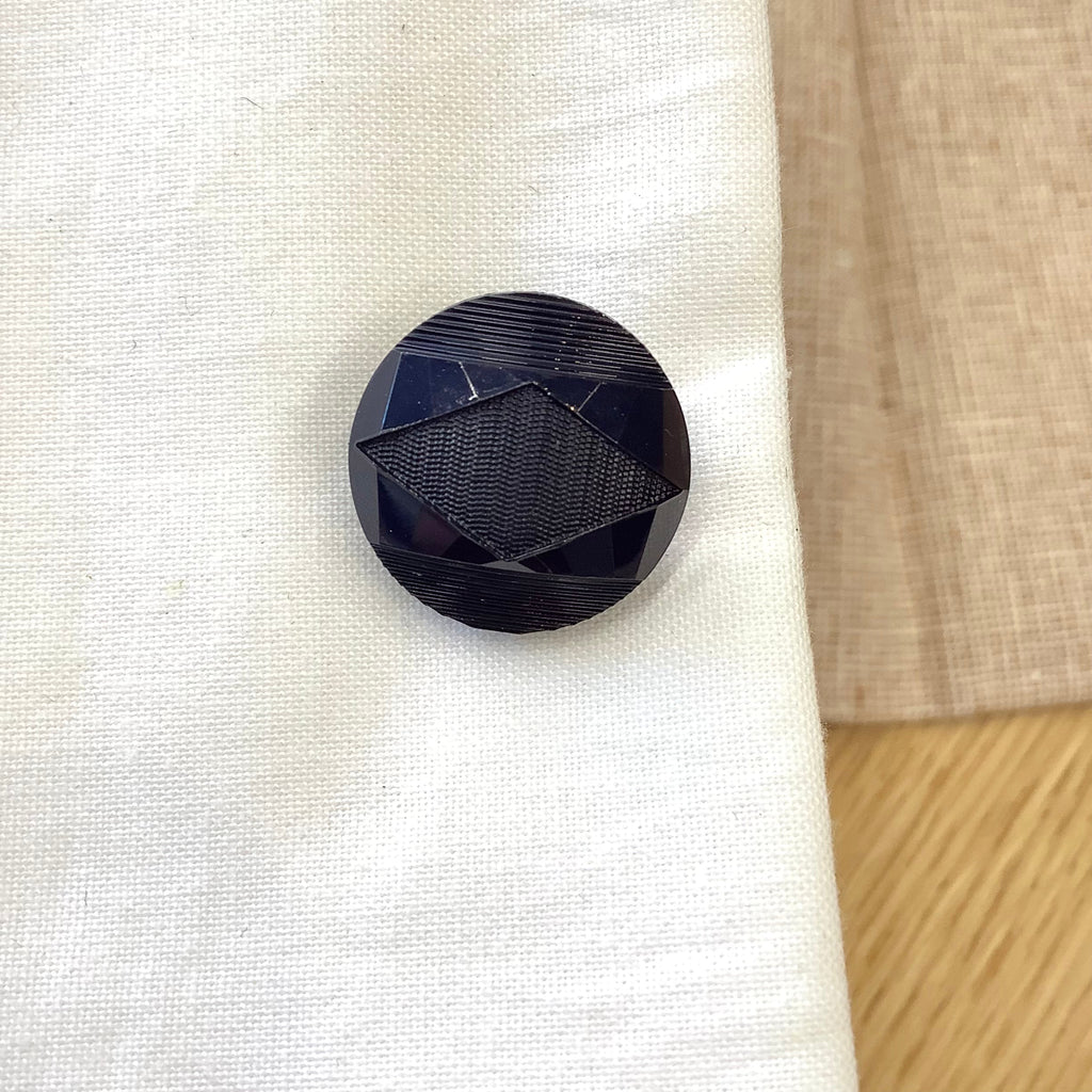 Elan ; Bouton à tige, bleu marine, 20 mm