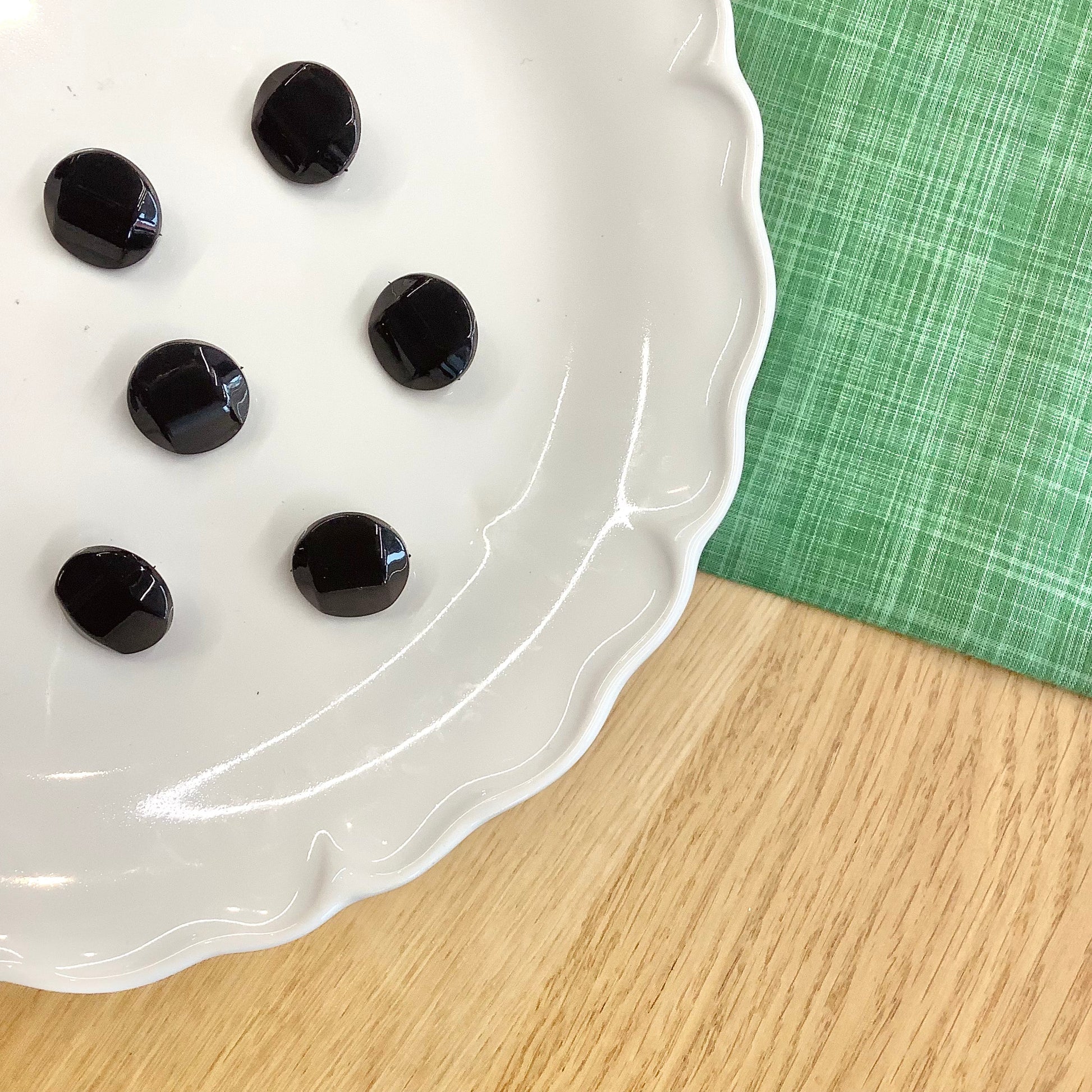 Elan ; Bouton à tige, noir, 18 mm