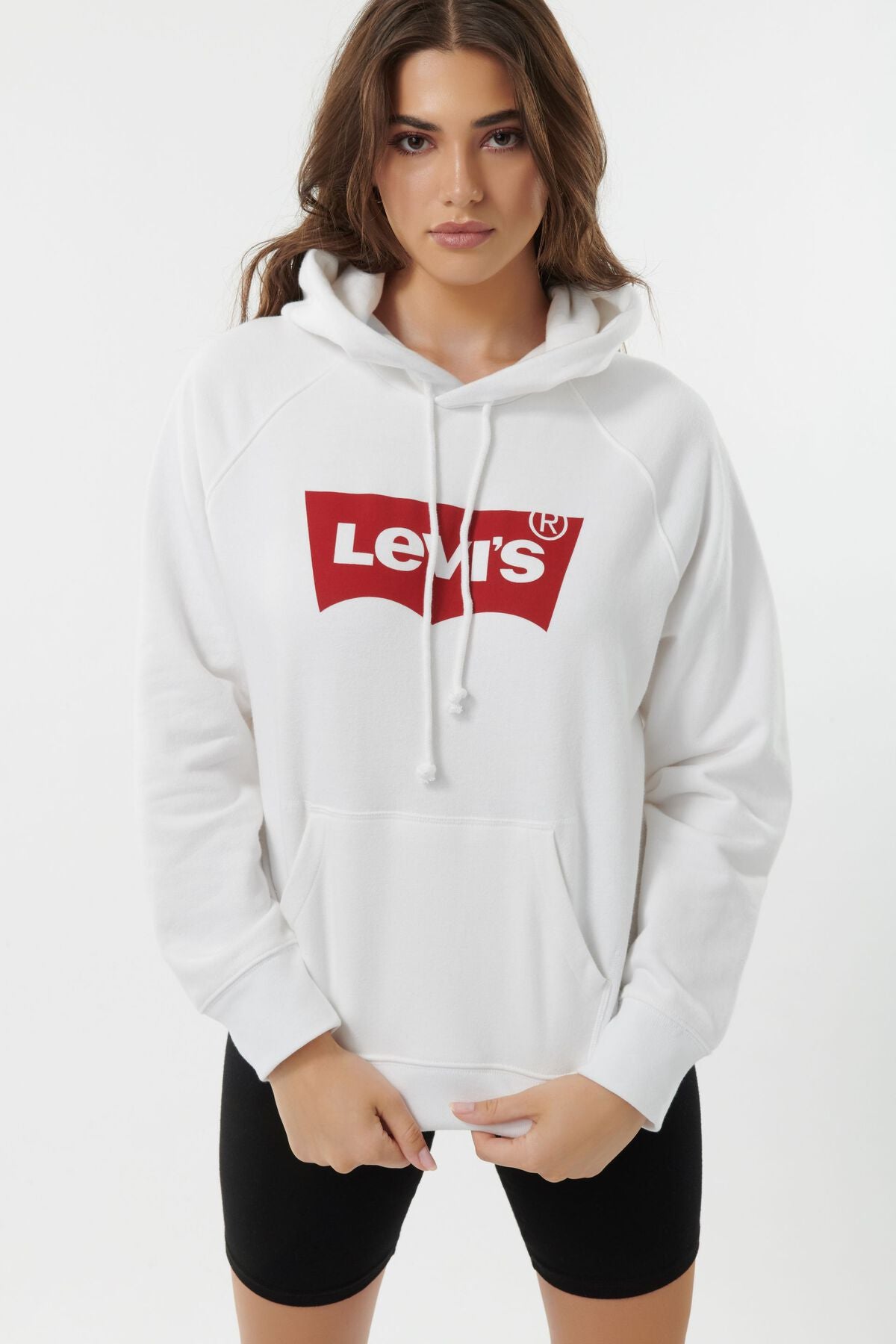 Sweat à capuche graphique avec logo LEVI'S