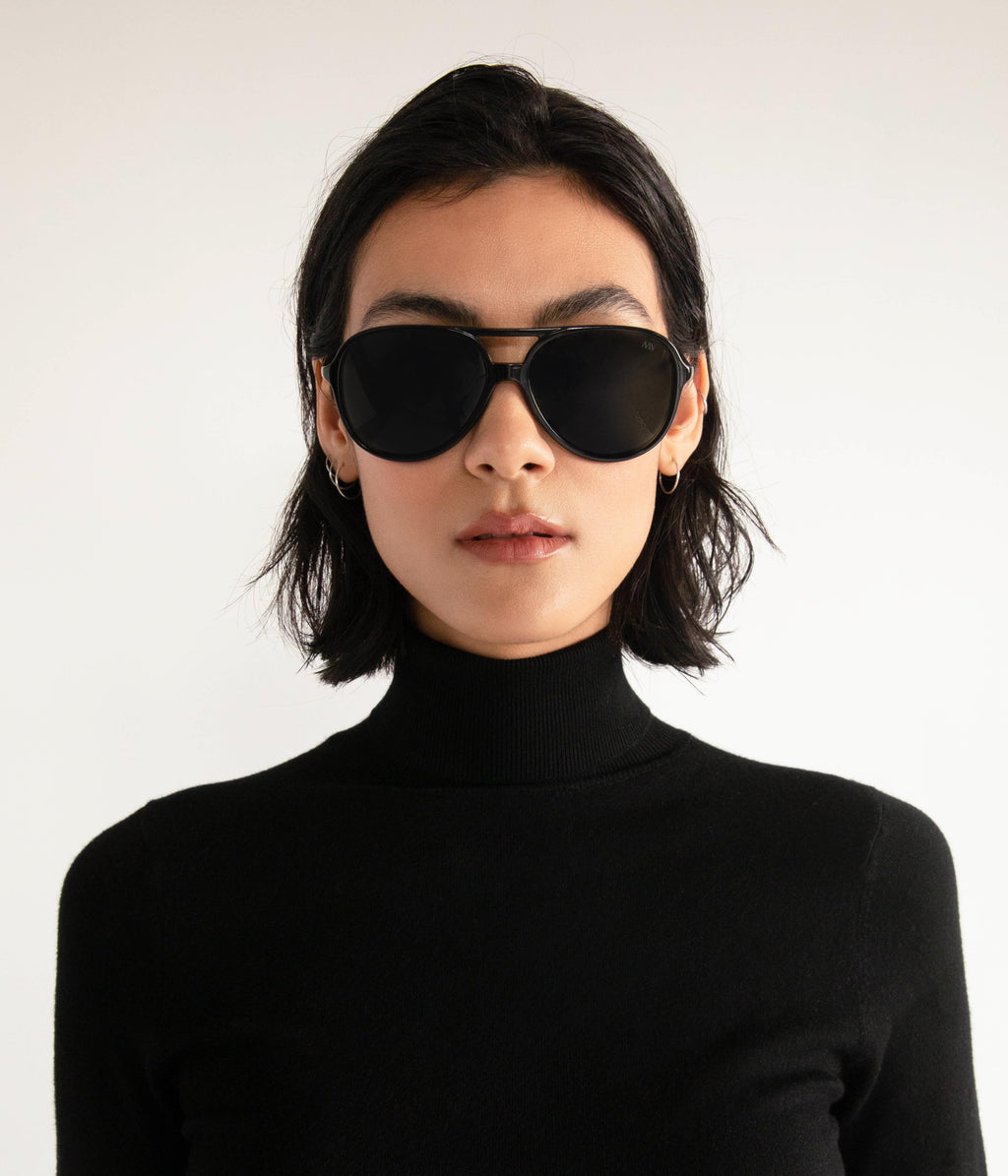 ORIE Black Aviator Sunglasses