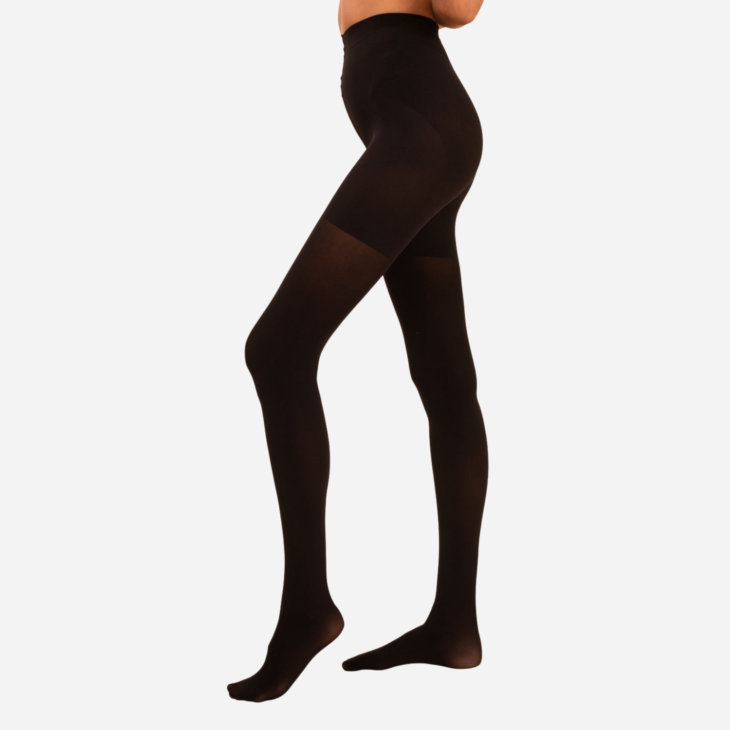 Collants noirs opaques Threads Contour