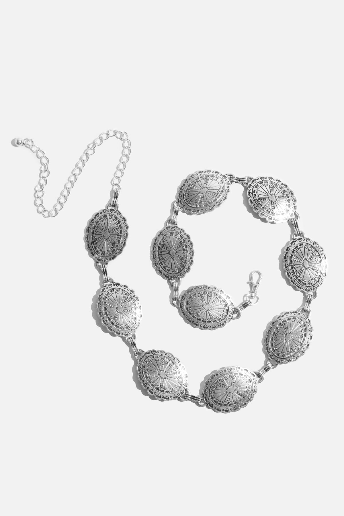 Ceinture métallique surdimensionnée Concho