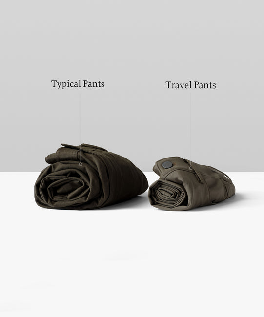 Pantalon de voyage slim en laine mérinos pour femme