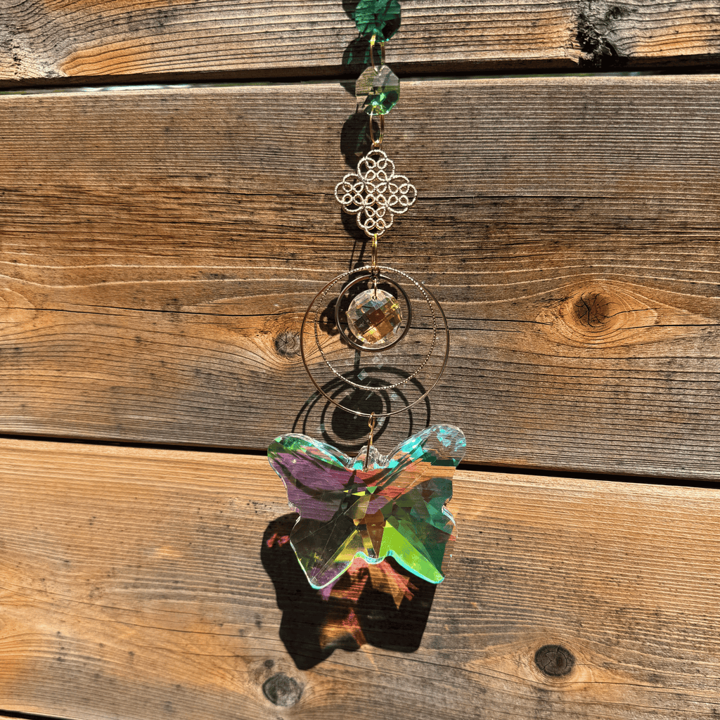 Garden Butterfly Prism Suncatcher
