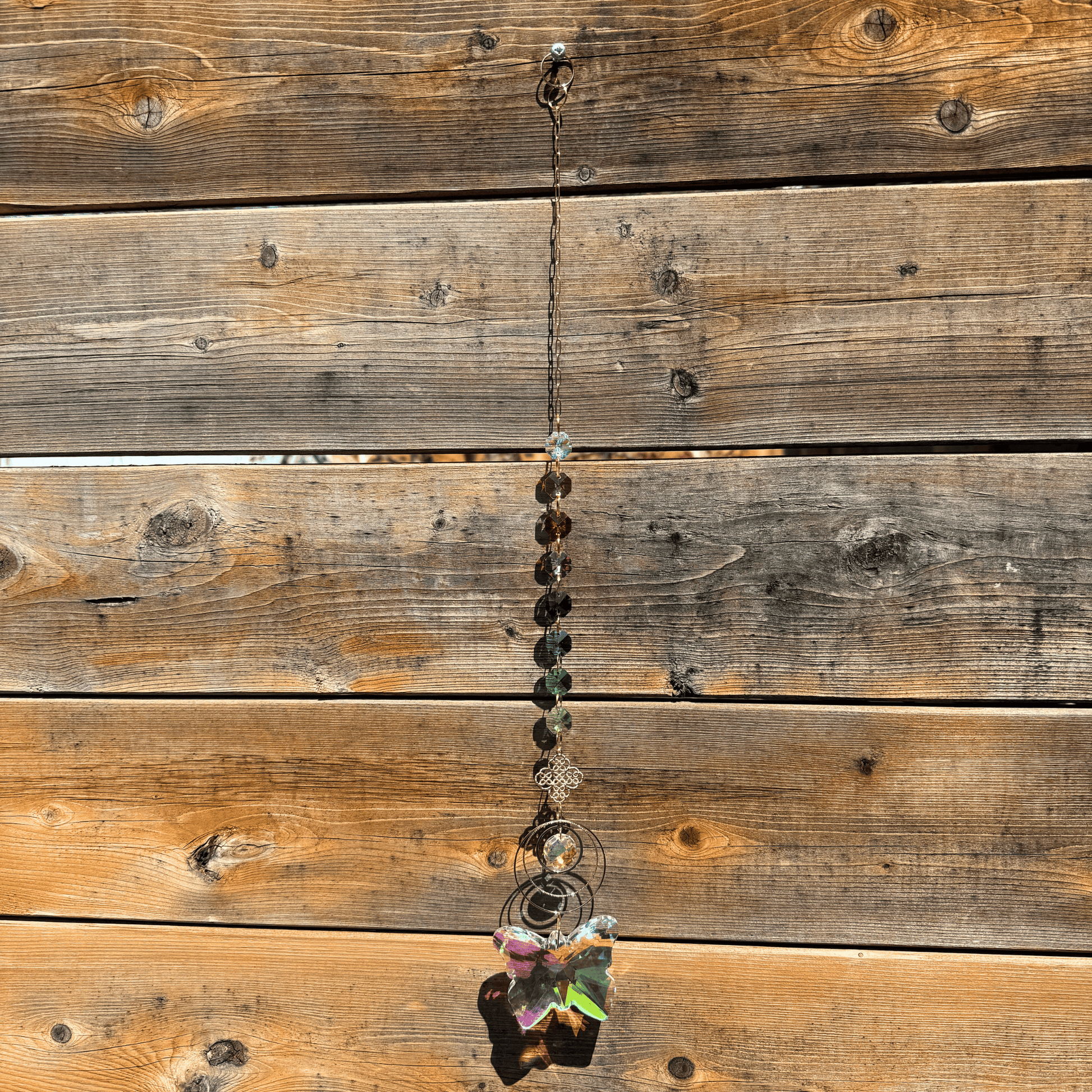Garden Butterfly Prism Suncatcher