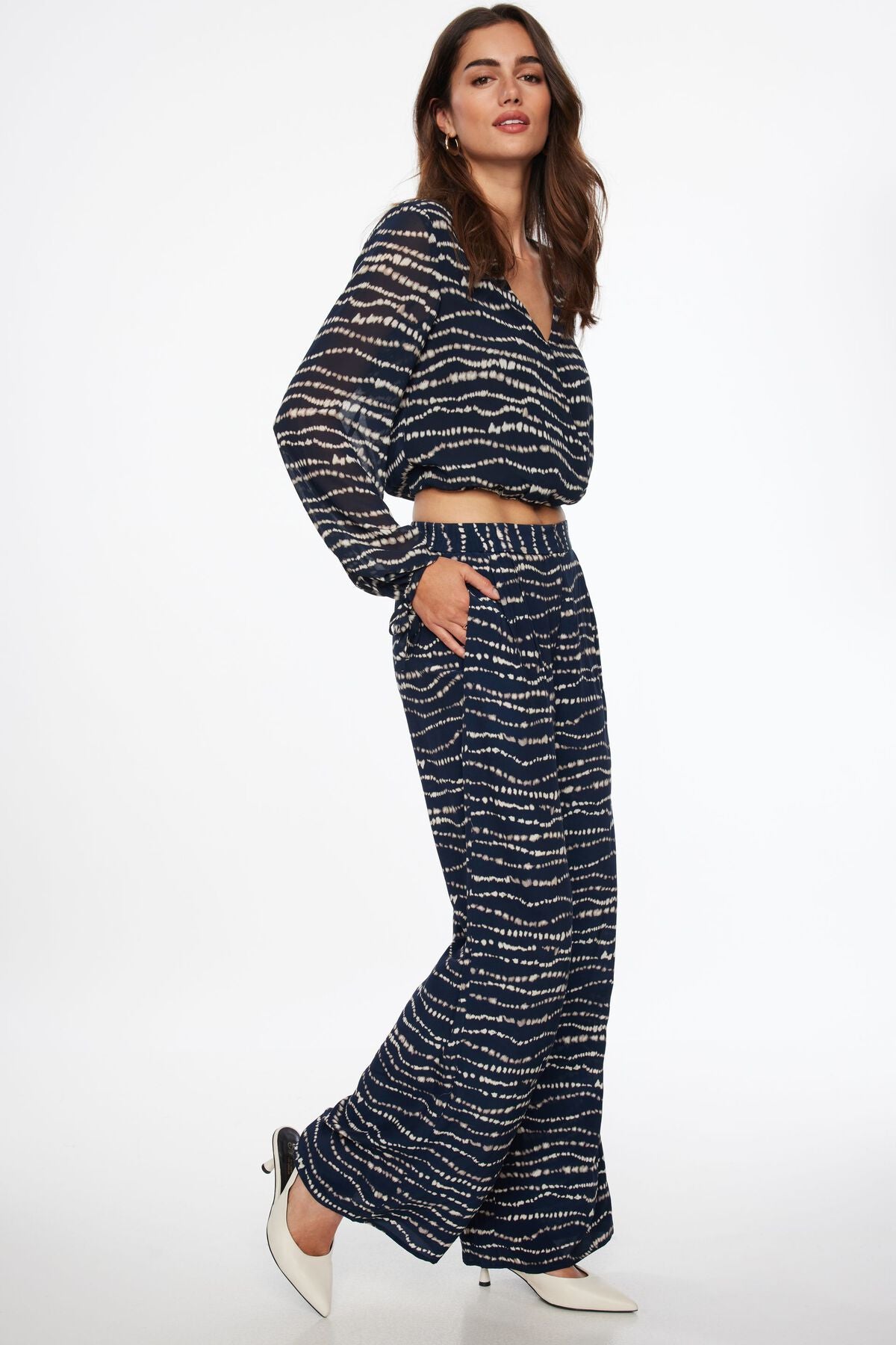 Pantalon large Anika