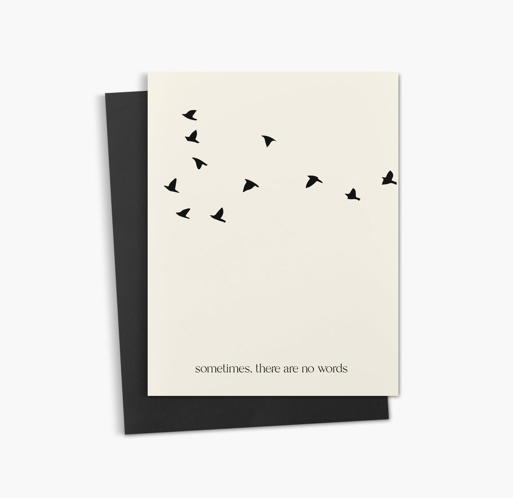 Carte de condoléances | Toutes mes condoléances | Carte neutre