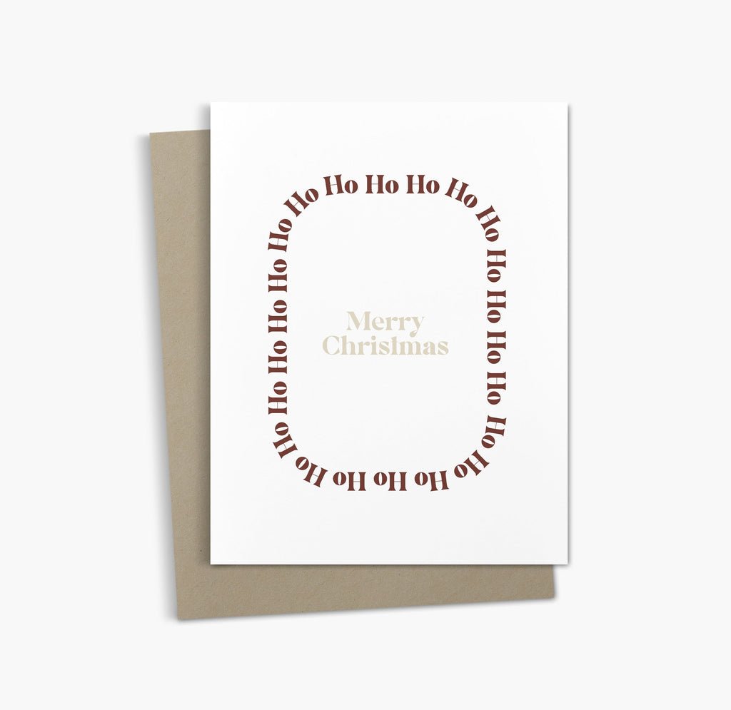 Carte de vœux de Noël | Ho Ho Ho Joyeux Noël