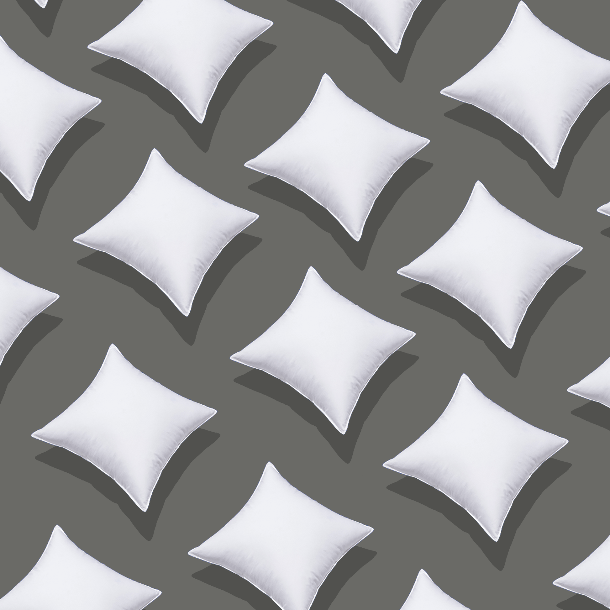 Coussins en microfibre de gel, alternative au duvet
