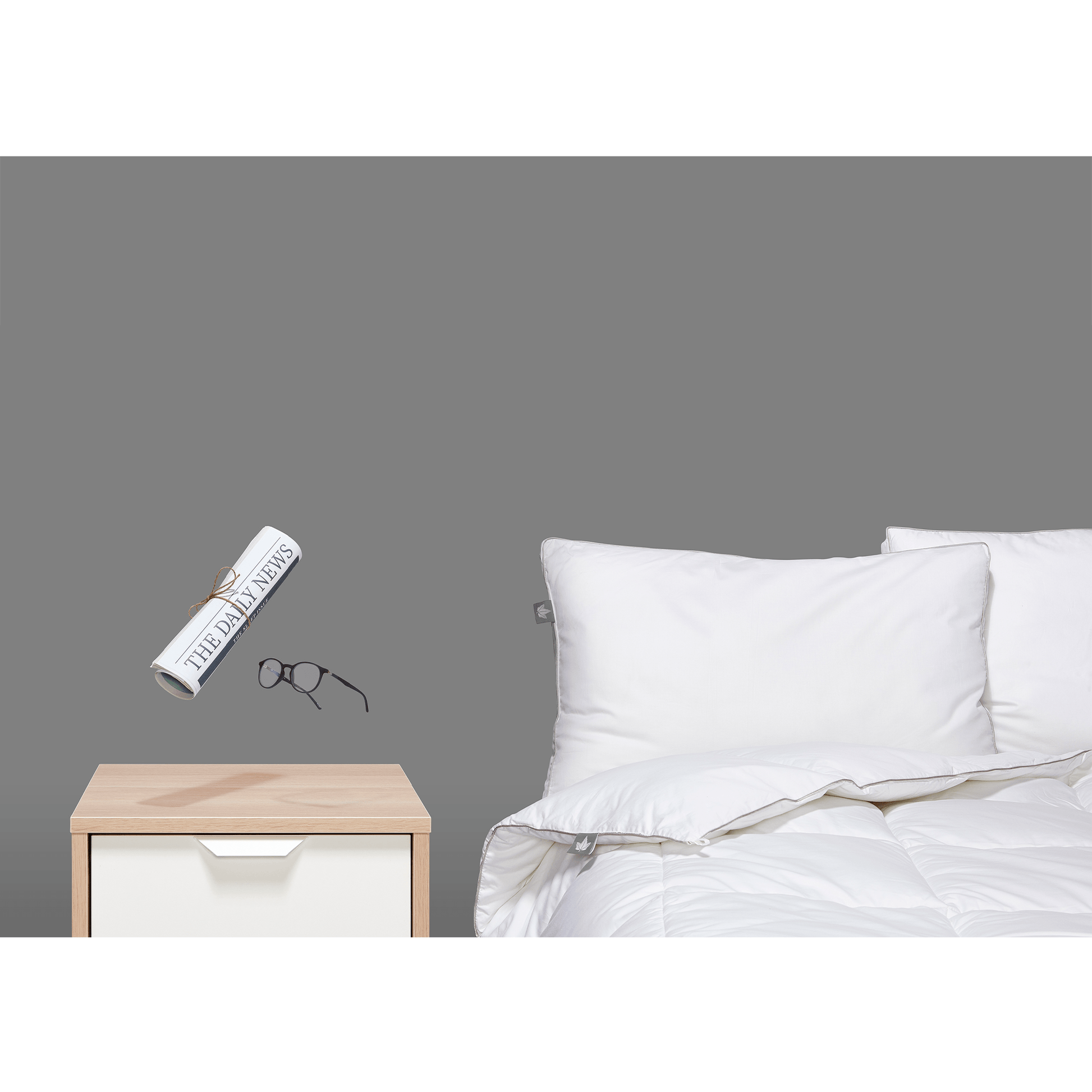 Oreiller en microfibre de gel, alternative au duvet