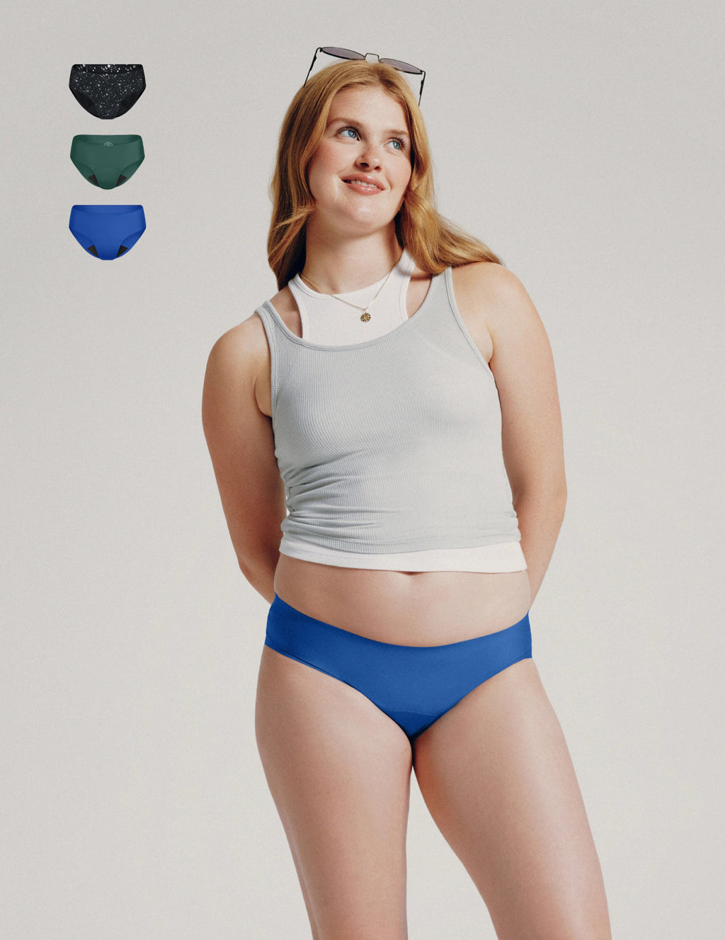 Teen Light Leakproof No-Show Bikini 3-Pack