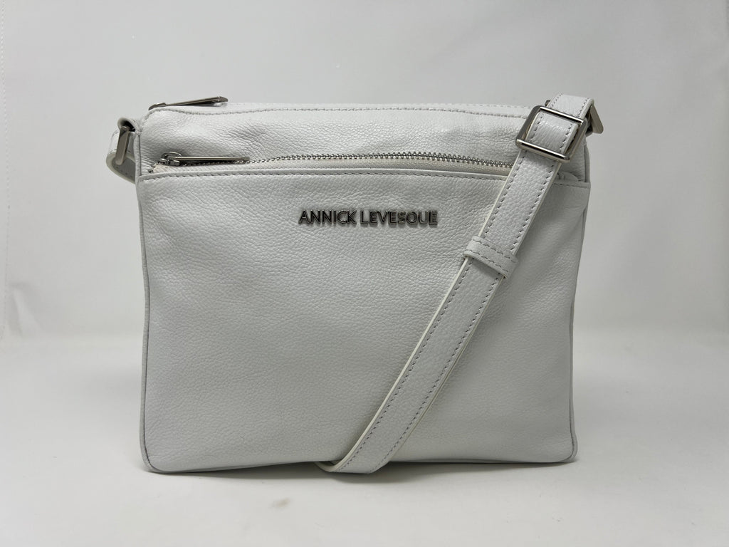 Sac à main de style sac à bandoulière "Crossbody", Sacoche Gisèle petit Blanc
