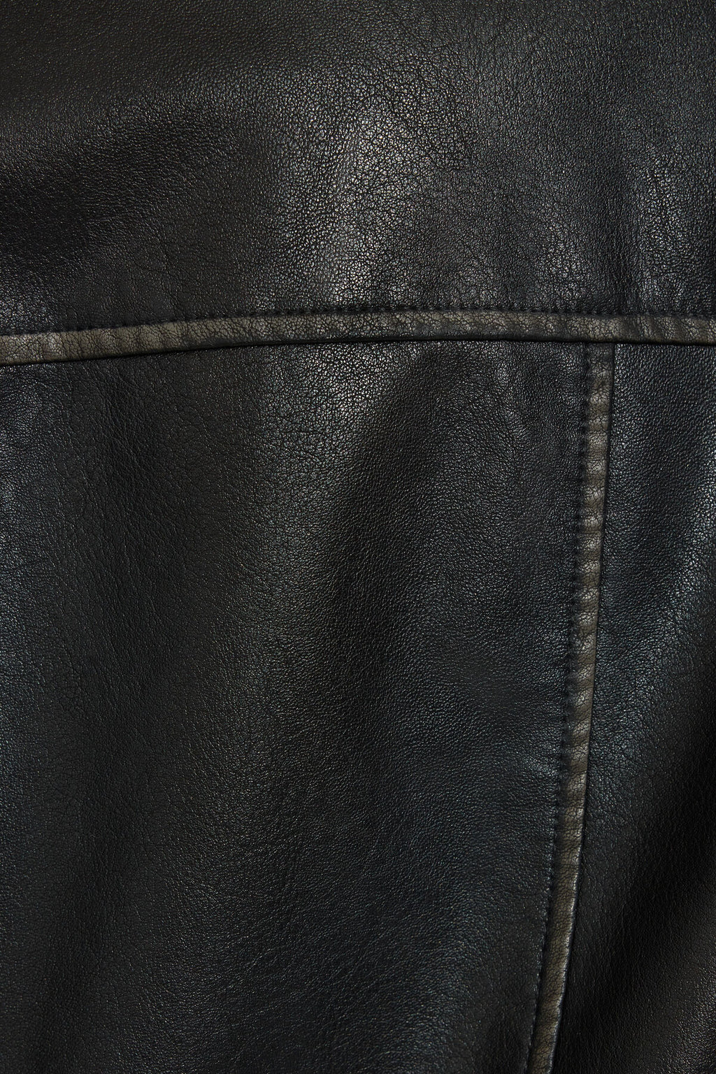 Veste de motard en similicuir délavé