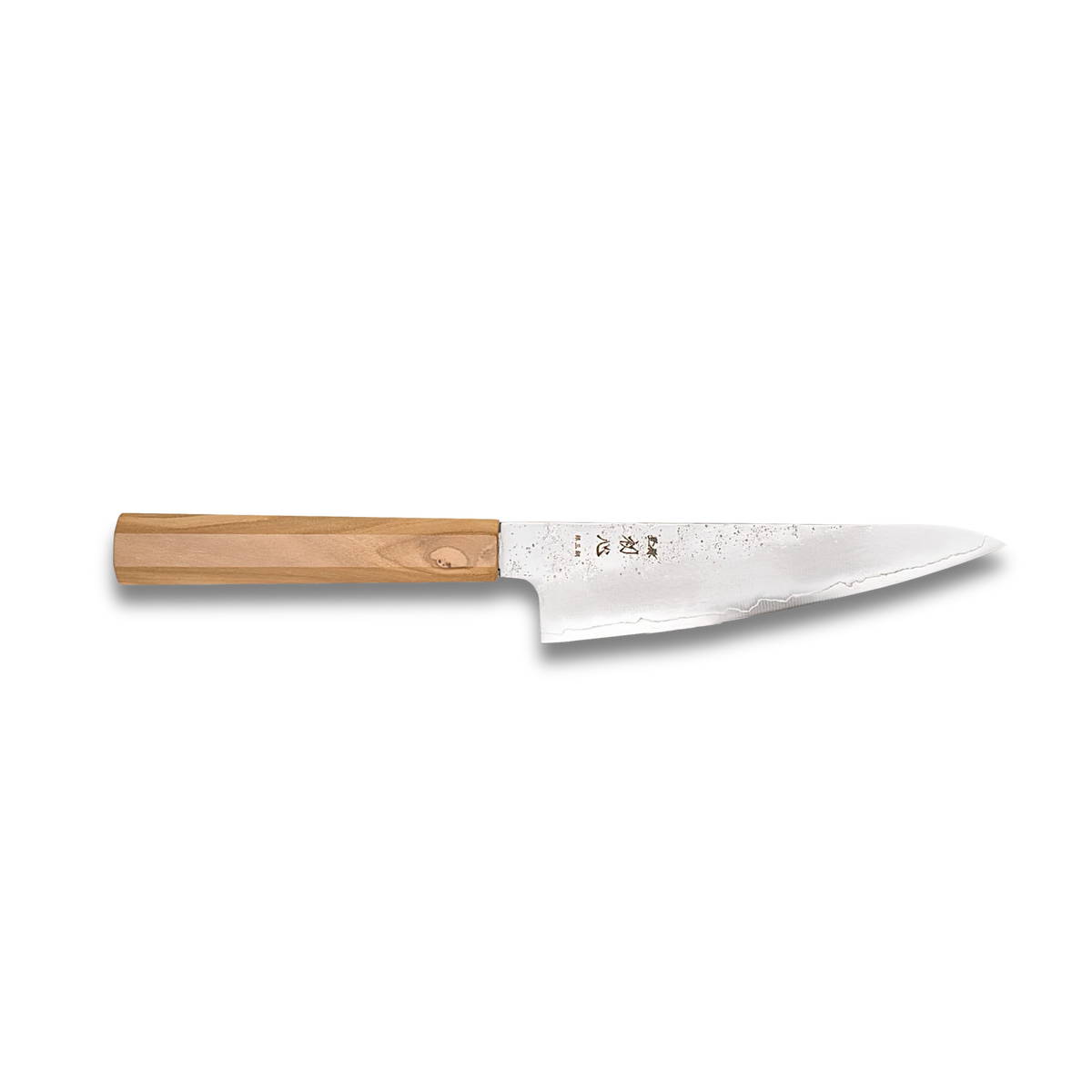 Couteau Kudamono Ginrei Silver 3 Nashiji 150 mm - Manche en bois d'olivier
